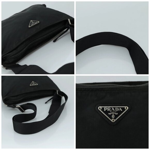 PRADA Shoulder Bag Nylon Black Auth 107269 - Picture 16 of 16
